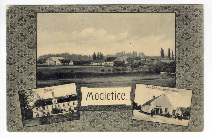 Modletice - pohlednice